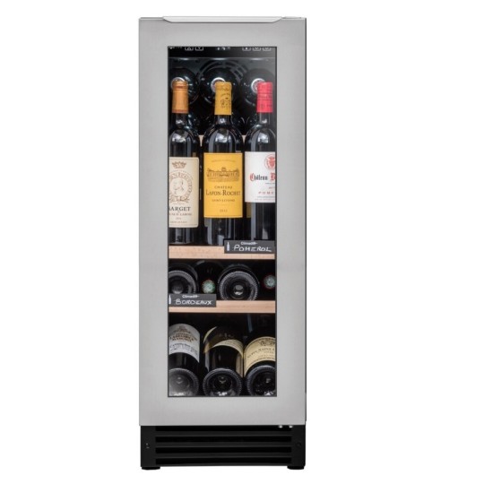 Vinoteca encastrable bajo encimera Avintage AVU22TX1 – 22 botellas, acero inoxidable, alta eficiencia