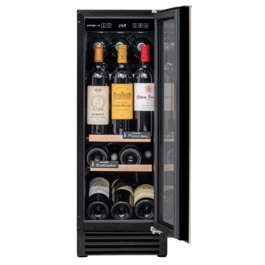 Vinoteca encastrable bajo encimera Avintage AVU22TX1 – 22 botellas, acero inoxidable, alta eficiencia