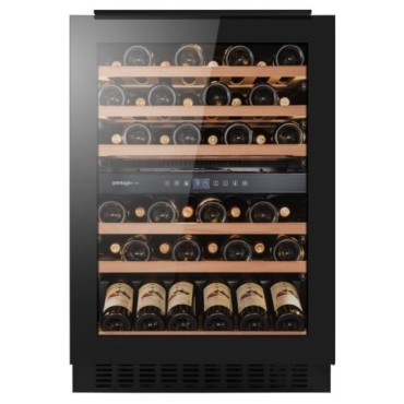 Vinoteca Avintage AVU61D88 – 46 botellas, doble zona, negra, bajo encimera