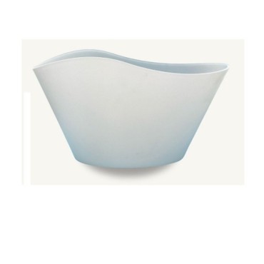 Cubitera Ola Blanca de Poliestireno – 4 a 5 Botellas, Personalizable