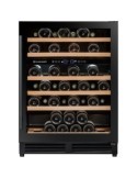 Vinoteca bajo encimera 2 zonas temperaturas Negra 51 botellas Climadiff CBU50D2B