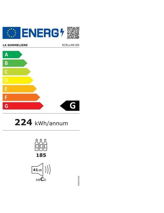 Vinoteca profesional grande inteligente conectada 185 botellas ECELLAR185