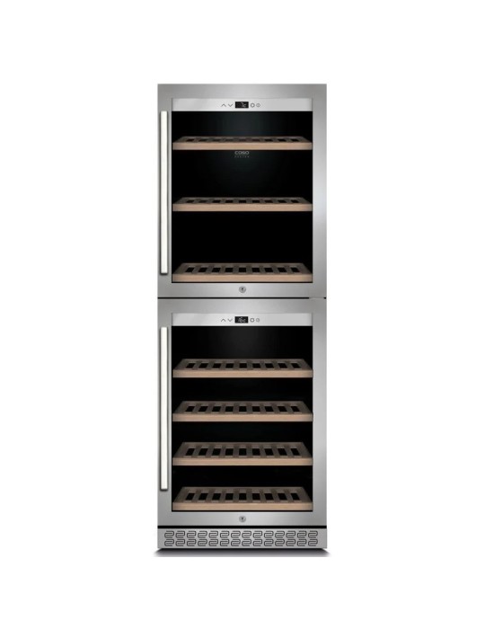 Vinoteca Caso Design WineChef Pro 126 2D – 2 Puertas, 2 Zonas, 126 Botellas