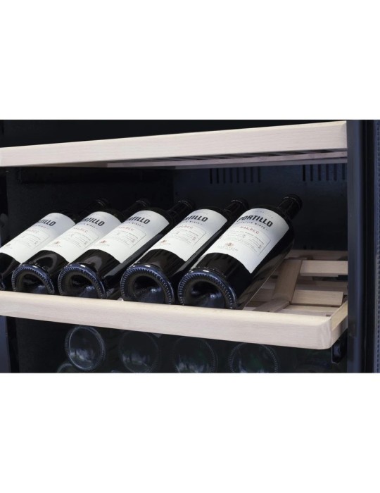 Vinoteca Caso Design WineChef Pro 126 2D – 2 Puertas, 2 Zonas, 126 Botellas