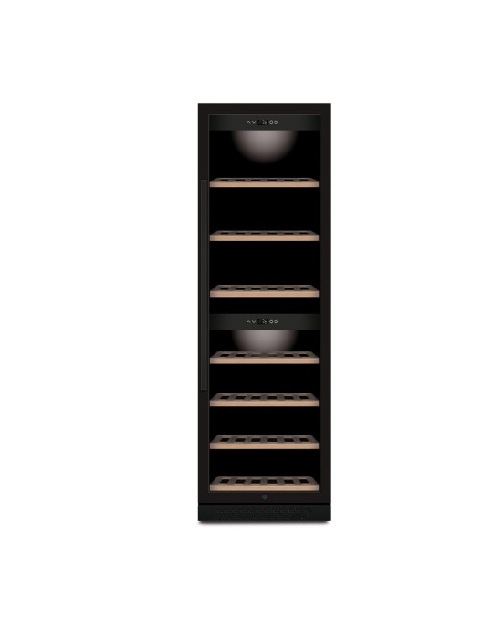 Vinoteca encastrable suelo 180 botellas 2 zonas Caso Design WineChef Pro180 Black
