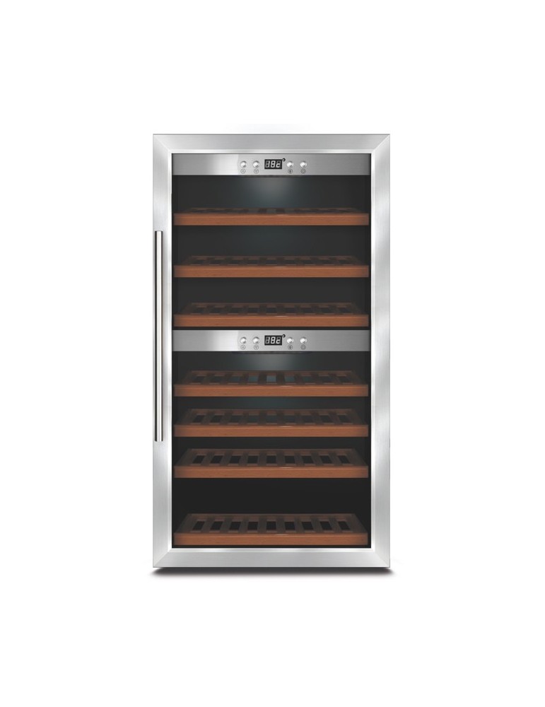 Vinoteca CASO WineComfort 66 Smart | 66 botellas, 2 zonas, WiFi y compresor ECO