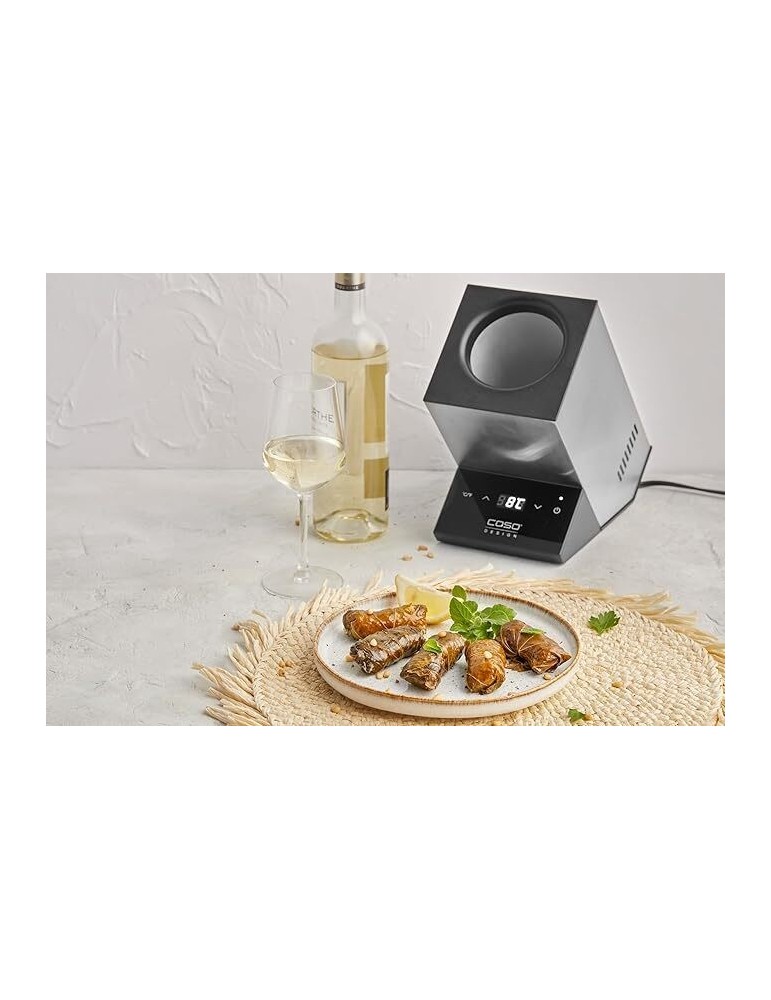 Enfriador CASO WineCase One Inox | Enfriador eléctrico 1 botella 5–18 °C