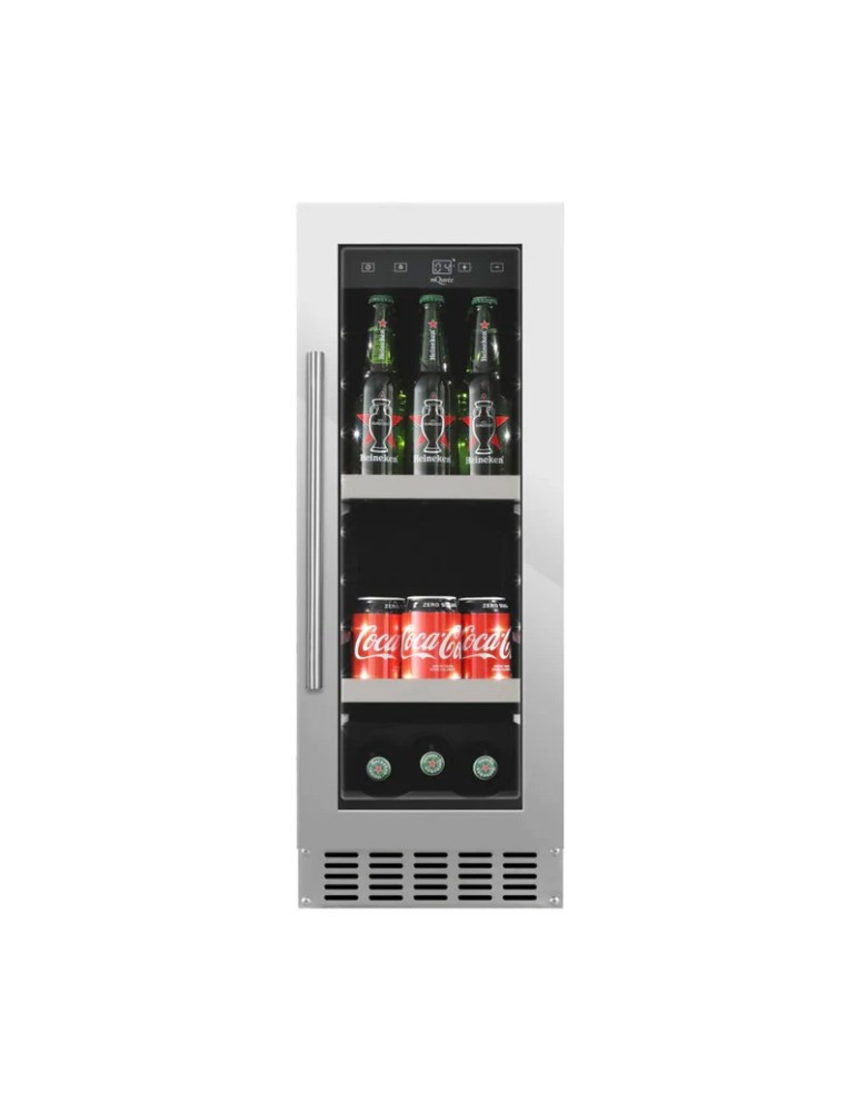 mQuvée BeerServer 30 Stainless – Nevera cerveza encastrable acero inox