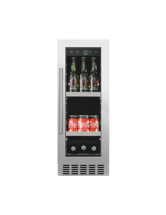 mQuvée BeerServer 30 Stainless – Nevera cerveza encastrable acero inox