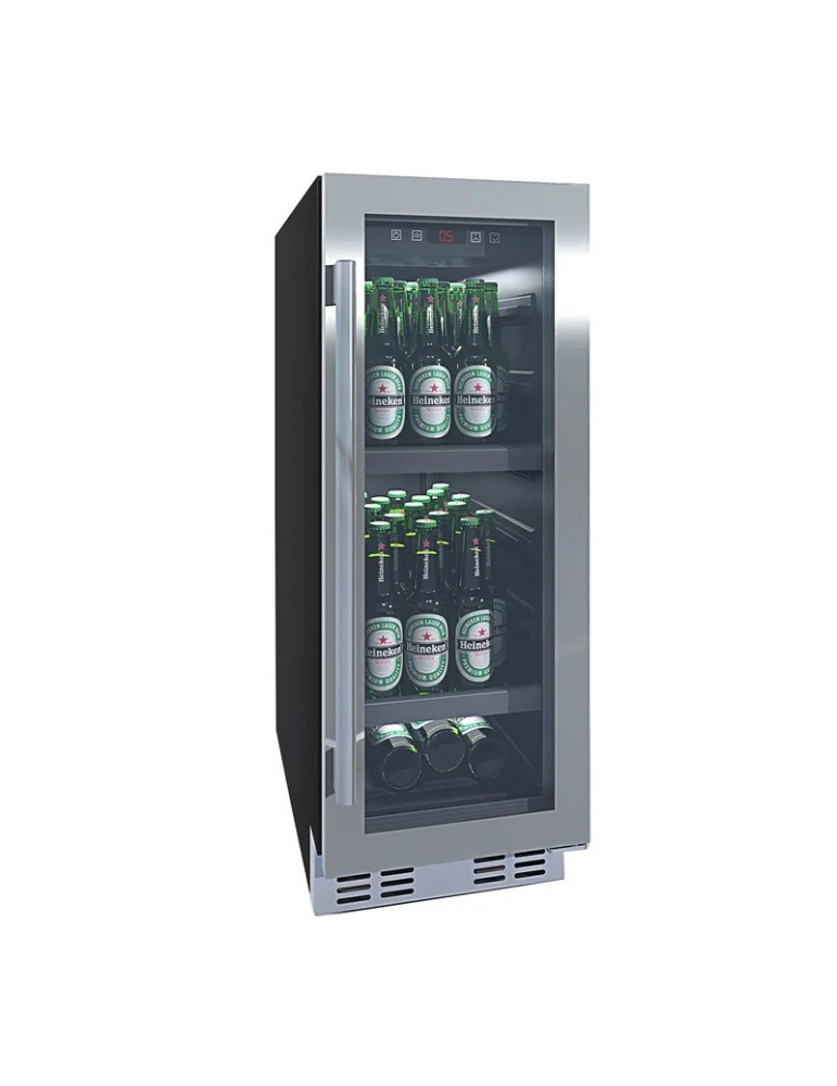 mQuvée BeerServer 30 Stainless – Nevera cerveza encastrable acero inox