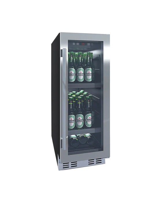 mQuvée BeerServer 30 Stainless – Nevera cerveza encastrable acero inox