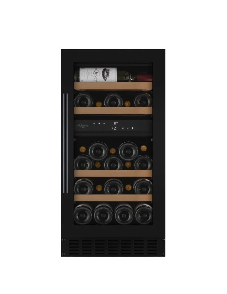 vmQuvée WineCave 700 40D – Vinoteca encastrable 28 botellas doble zona