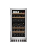 mQuvée WineCave 700 40D Stainless – Vinoteca encastrable 28 botellas doble zona