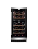 mQuvée WineCave 700 40D Modern – Vinoteca encastrable 28 botellas doble zona inox