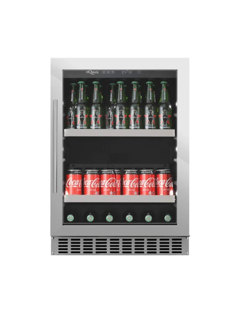 Nevera Cerveza mQuvée BeerServer 60 Stainless | 109 Botellas