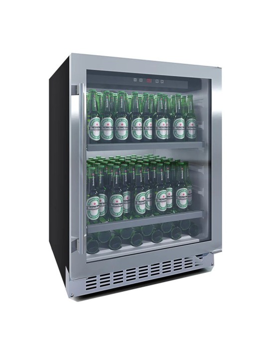 Nevera Cerveza mQuvée BeerServer 60 Stainless | 109 Botellas