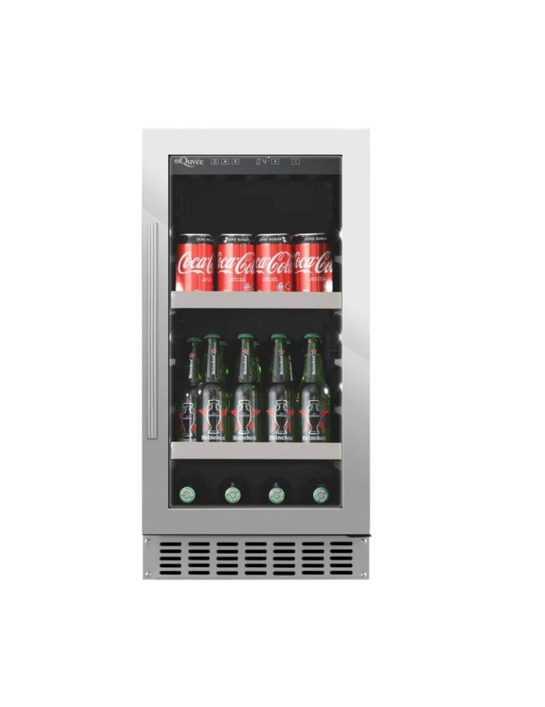 Nevera Cerveza mQuvée BeerServer 40 Stainless | 80 Botellas