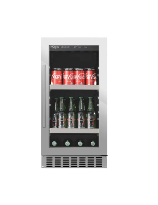 Nevera Cerveza mQuvée BeerServer 40 Stainless | 80 Botellas