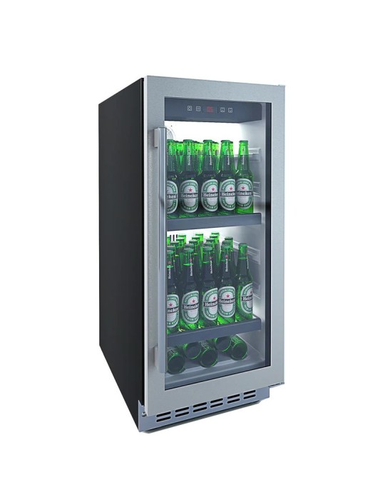 Nevera Cerveza mQuvée BeerServer 40 Stainless | 80 Botellas