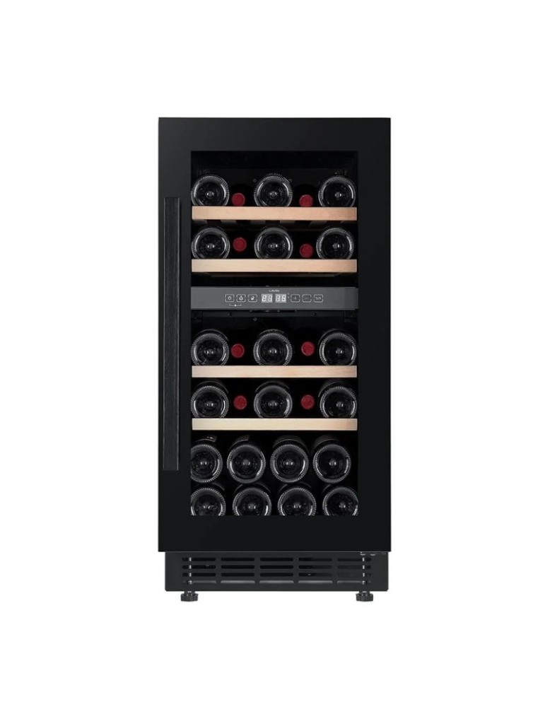Cavin Arctic Collection 40D | Vinoteca Encastrable 28 Botellas Doble Zona Full Glass