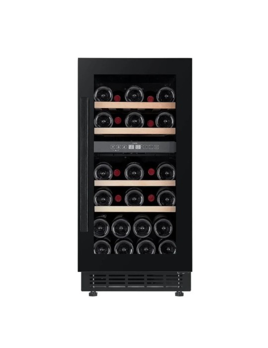 Cavin Arctic Collection 40D | Vinoteca Encastrable 28 Botellas Doble Zona Full Glass