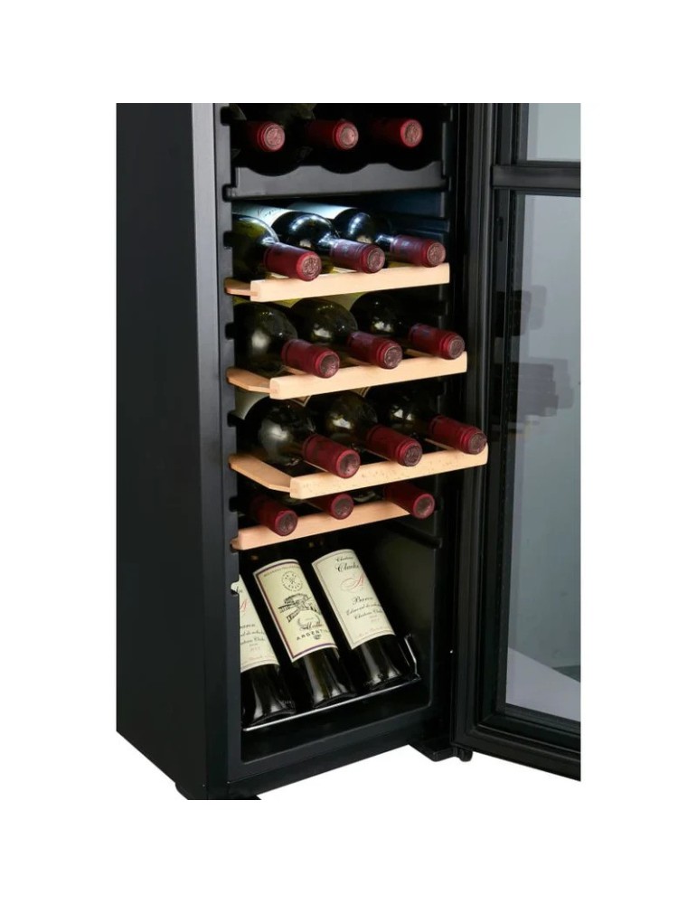 Vinoteca Cavin Northern Collection 27 Black | 27 Botellas | Doble Zona | Libre Instalación