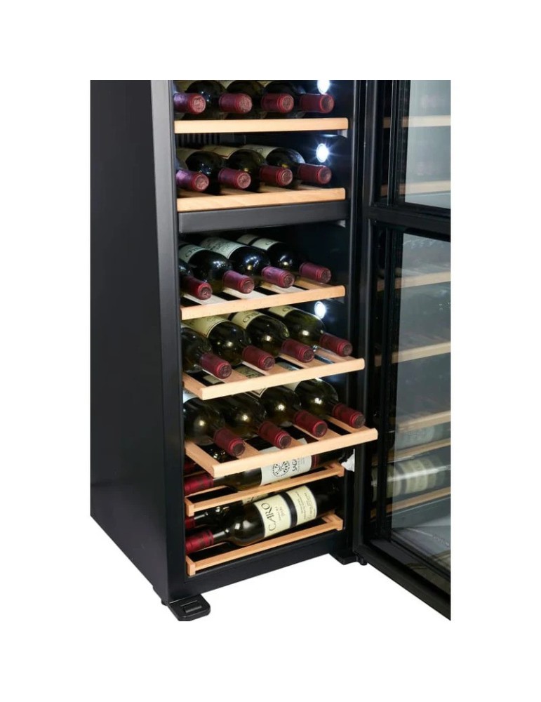Vinoteca Cavin Northern Collection 39 Black | 39 Botellas | Doble Zona | Libre Instalación
