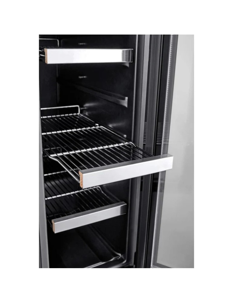 Cavin Arctic Collection 60D Duo | Vinoteca + Refrigerador 20 Botellas y 55 Latas | Full Glass Black