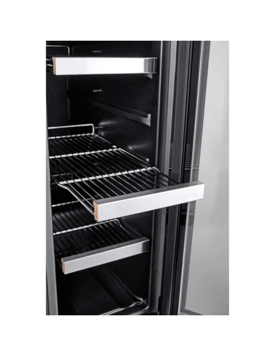 Cavin Arctic Collection 60D Duo | Vinoteca + Refrigerador 20 Botellas y 55 Latas | Full Glass Black