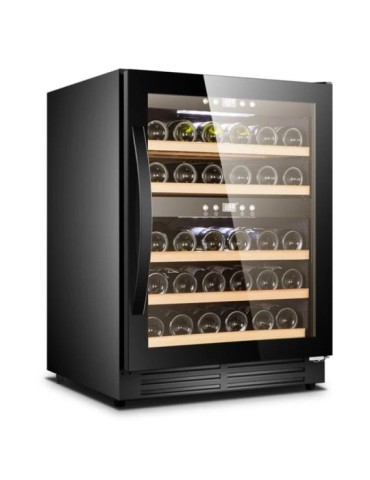 Vinoteca encastrable 40 botellas 2 zonas | Cavin Scandinavian Collection 40 Fullglass Black 2