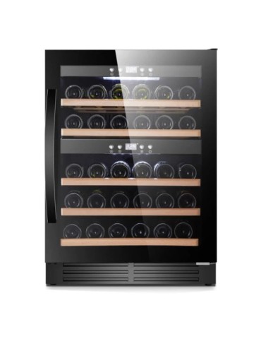 Vinoteca encastrable 40 botellas 2 zonas | Cavin Scandinavian Collection 40 Fullglass Black