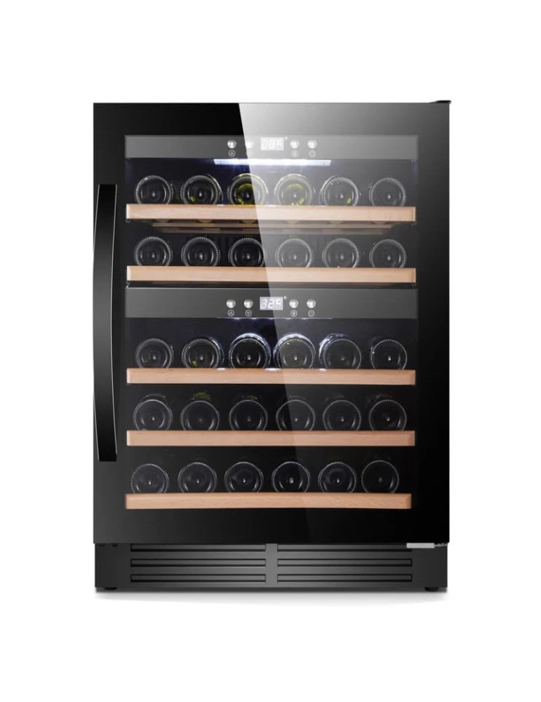 Vinoteca encastrable 40 botellas 2 zonas | Cavin Scandinavian Collection 40 Fullglass Black