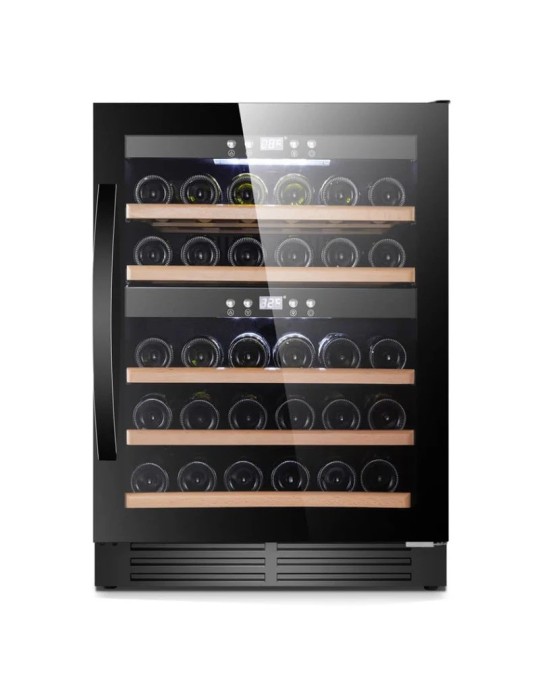 Vinoteca encastrable 40 botellas 2 zonas | Cavin Scandinavian Collection 40 Fullglass Black