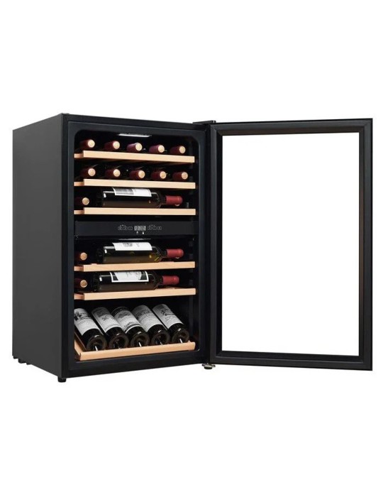 Vinoteca negra 37 botellas 2 zonas | Cavin Polar Collection 51 Black