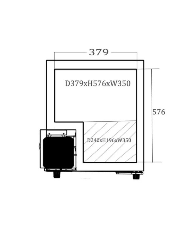 Refrigerador climatizado 63 L acero inoxidable | Cavin Arctic Collection Stainless