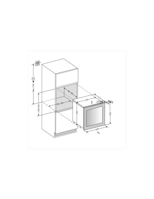 Vinoteca panelable en columna 26 botellas | Vinoteca panelable en columna 26 botellas | mQuvée WimQuvée WineKeeper Exclusive 25D