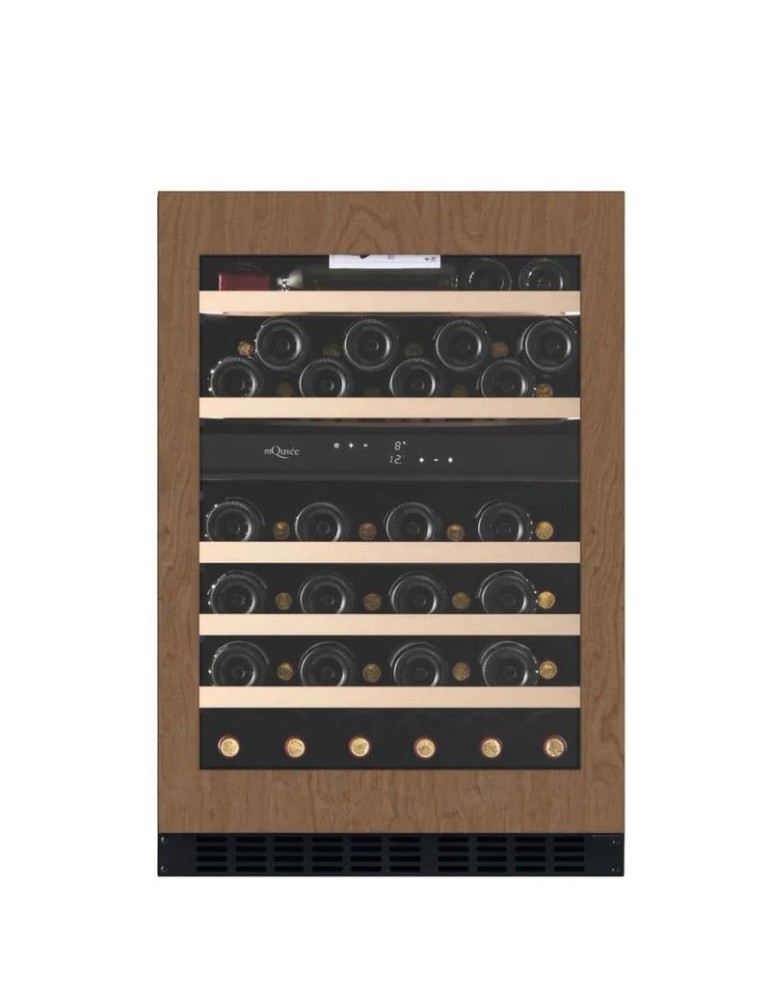 Vinoteca panelable doble zona 53 botellas | WineCave Exclusive 780 60D