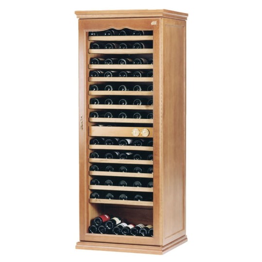 Vinoteca de madera CORONA con sistema Dualviteca