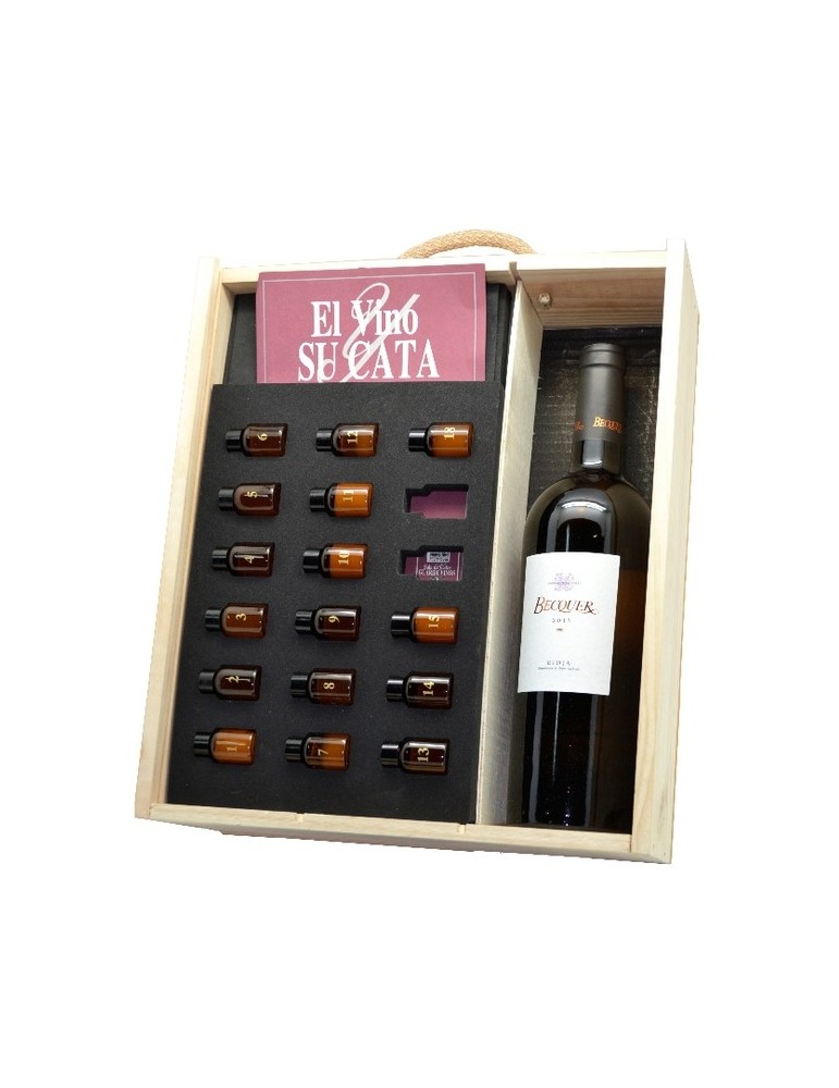 Estuche Protocol Medicine Personalizado – Botella D.O. Madrid con Juego de Aromas Profesionales