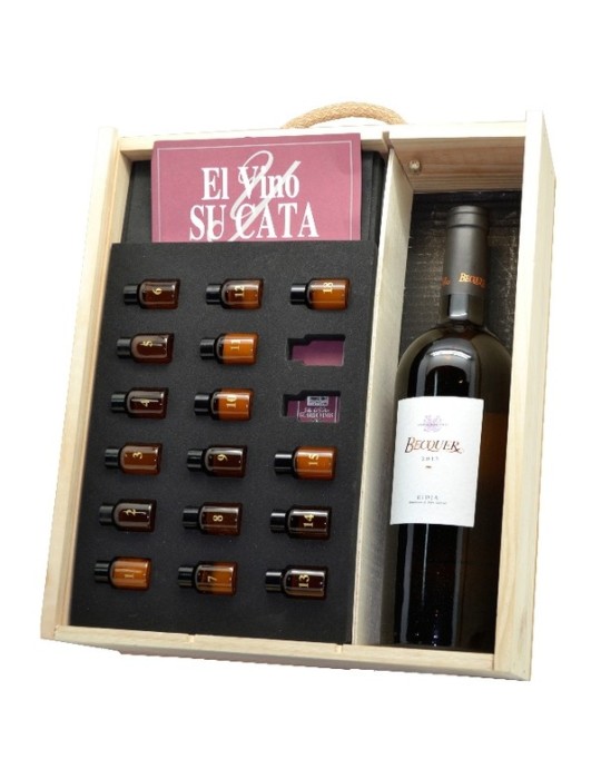 Estuche Protocol Medicine Personalizado – Botella D.O. Madrid con Juego de Aromas Profesionales