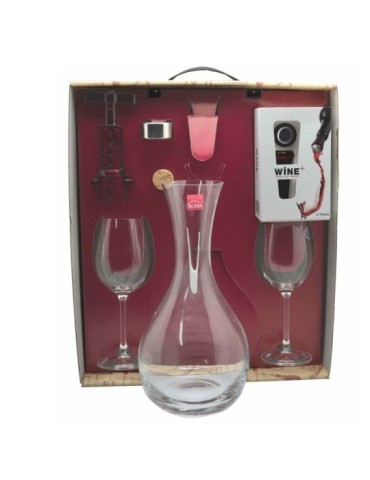 Set de Decantación Wine Preserve – Copas, Decanter y Accesorios para Vinos de Crianza y Reserva