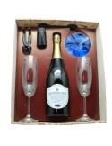 Estuche Set Cava Topacio – Cava D.O. Rioja Escudero Brut Nature Personalizado + Accesorios