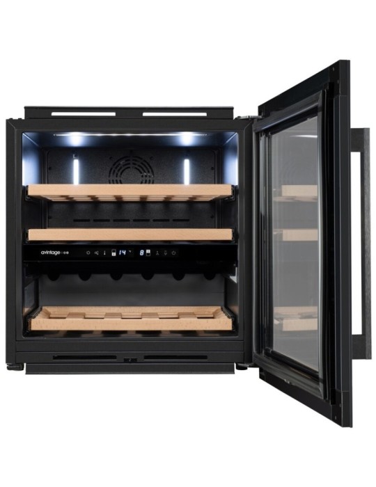 Vinoteca encastrable en columna 2 zonas temperatura 28 botellas Avintage AVI60F2FV