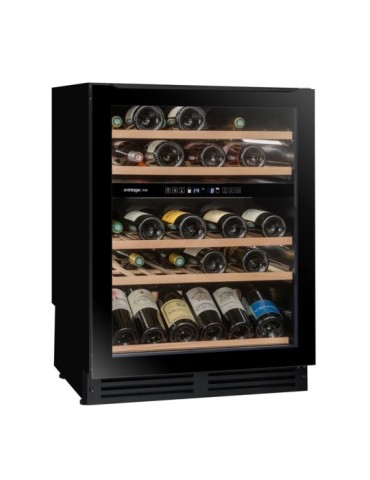 Vinoteca Avintage AVU51D82 – Negra Integrable 44 Botellas, 2 Zonas de Temperatura 2