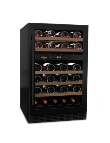 Vinoteca mQuvée WineCave 700 50D Anthracite Black – 38 Botellas, 2 Zonas, Encastrable Bajo Encimera 2