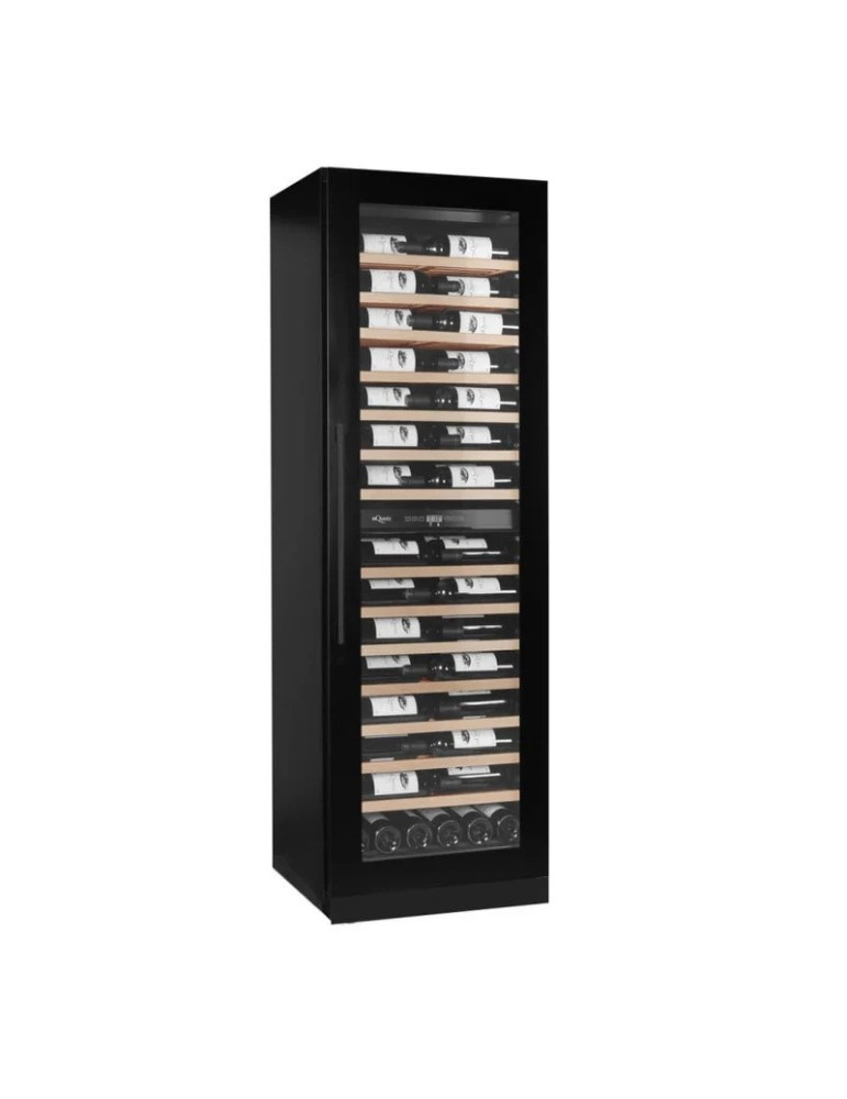 Vinoteca mQuvée WineCave 187 Label View – Encastrable Suelo, 117 Botellas, 2 Zonas