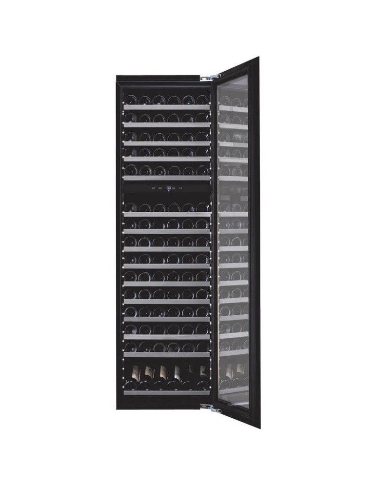 Vinoteca mQuvée WineKeeper 112D – Columna Doble Zona, 112 Botellas, Push/Pull