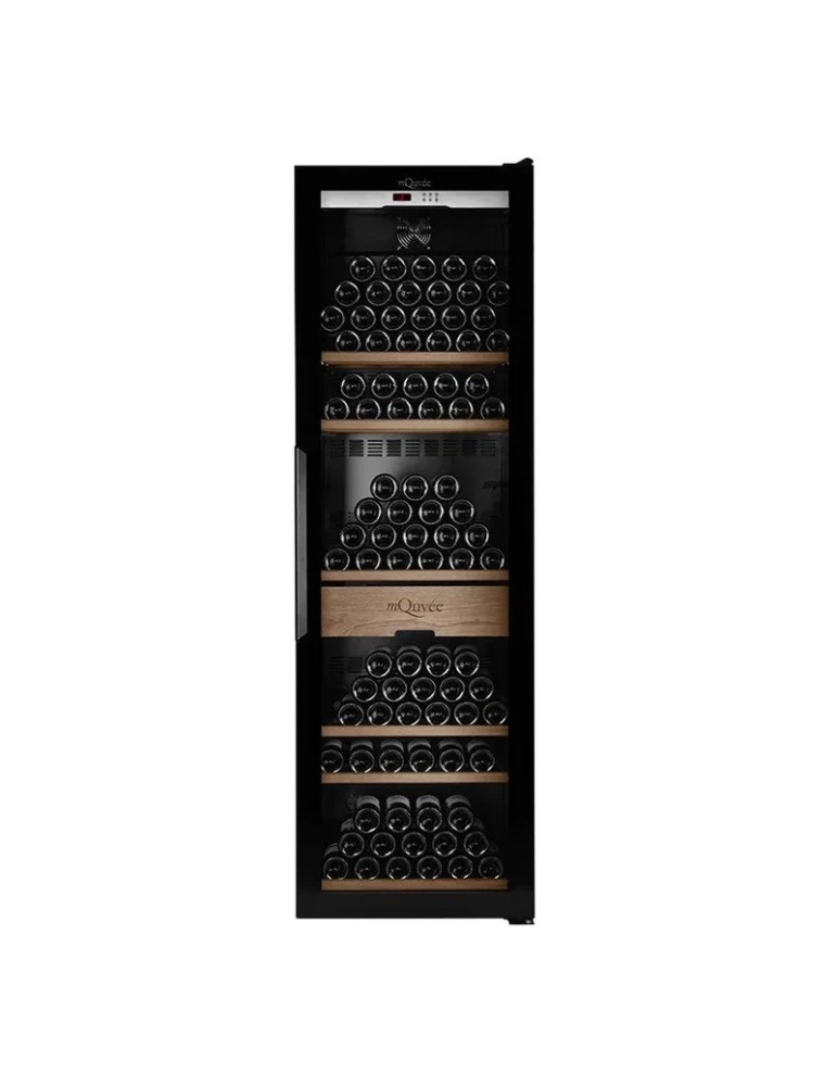 Vinoteca mQuvée WineStore 800 Glass – 210 Botellas, Humedad Regulable
