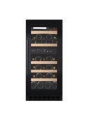 Vinoteca mQuvée WineCave 800 40D Fullglass – 34 Botellas, 2 Zonas de Temperatura
