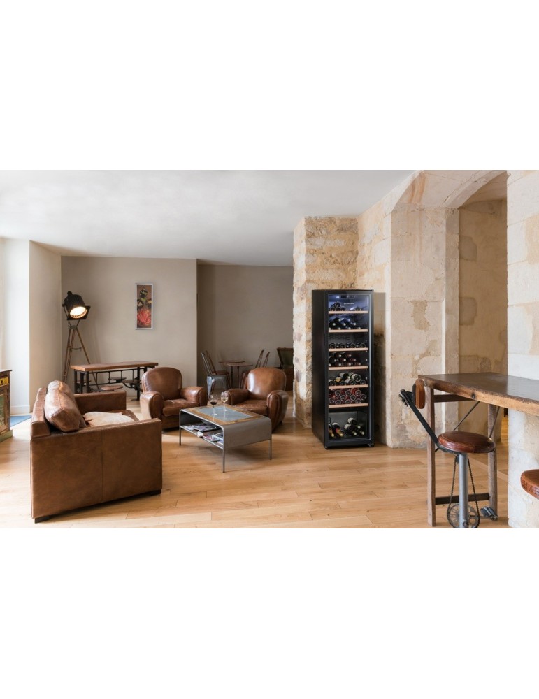 Vinoteca Climadiff CPW147 – 147 Botellas, Alta Capacidad y Envejecimiento Profesional